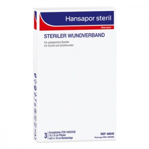 Hansapor steril Wundverband 10×15 cm