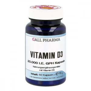 Vitamin D3 20.000 I.e. Gph Kapseln