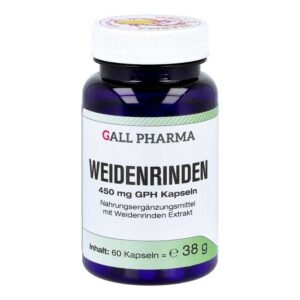 Weidenrinden 450 mg Gph Kapseln