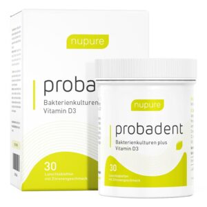 Nupure probadent lemon Mundflora Probiotikum Lutschtabletten