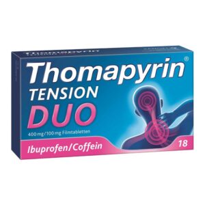 Thomapyrin TENSION DUO bei Kopfschmerzen: Ibuprofen/Coffein