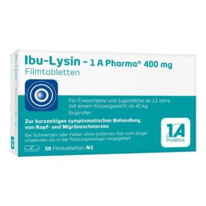 Ibu-lysin 1a Pharma 400 Mg Filmtabletten