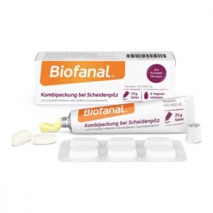 Biofanal Kombipackung bei Scheidenpilz Vaginaltabletten+Salbe