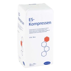 Es-kompressen unsteril 10×10 cm 16fach