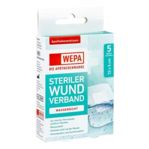 Wepa Wundverband wasserdicht 7,2×5 cm steril