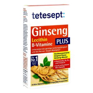 Tetesept Ginseng 330 plus Lecithin+b-vitamine Tab.