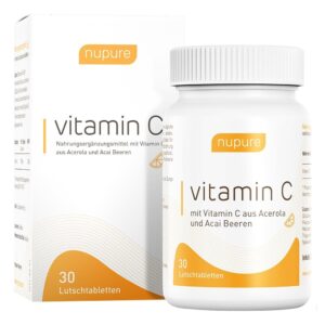 Nupure Vitamin C Lutschtabletten Acerola & Acai