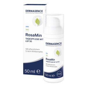 Dermasence Rosamin Tagespflege mit LSF 50