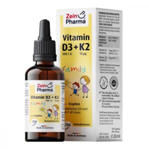 Vitamin D3+k2 Mk-7 All Trans Family Tropf.z.einn.