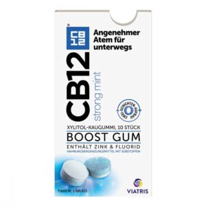 CB12 Boost Strong Mint Kaugummi gegen Mundgeruch zuckerfrei