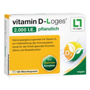 vitamin D-Loges 2.000 internationale Einheiten pflanzlich