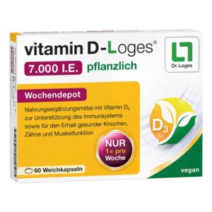 vitamin D-Loges 7.000 internationale Einheiten pflanzlich