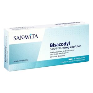 Bisacodyl Sanavita 10 Mg Zäpfchen