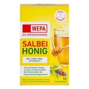 Apoday heisser Salbei+Honig+Vitamin C+Zink Pulver