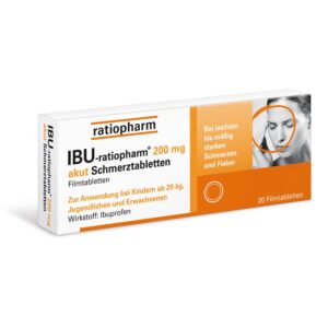 IBU-ratiopharm 200 akut Schmerztabletten