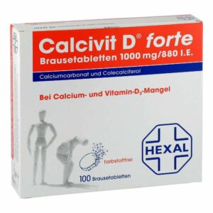 Calcivit D forte 1000mg/880 internationale Einheiten