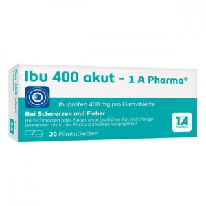 Ibu 400 akut 1 A PharmaÂ® – Das Ibuprofen gegen den Schmerz