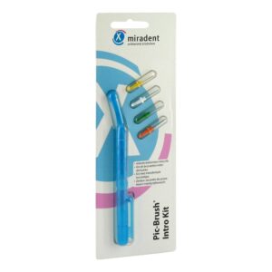 Miradent Interd.pic-brush Intro Kit 1h+4b.tra.blau