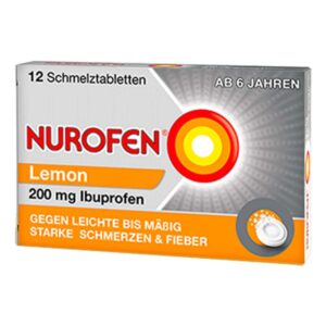 NUROFEN 200 mg Schmelztabletten Lemon bei Schmerzen & Fieber