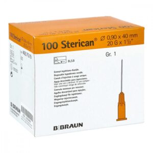 Sterican Kanüle luer-lok 0,90x40mm Größe 1 gelb