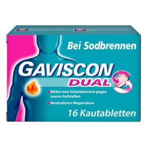 GAVISCON Dual Kautabletten mit Zweifachwirkung gegen Sodbrennen