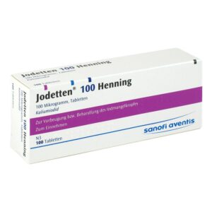 Jodetten 100 Henning 100 Mikrogramm