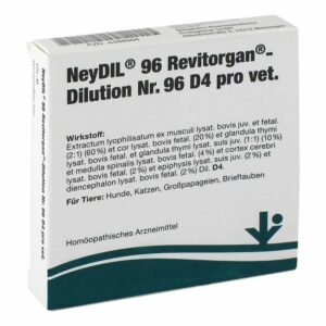 Neydil Nummer 9 6 Revitorgan Dilution d 4 pro veterinär Ampullen