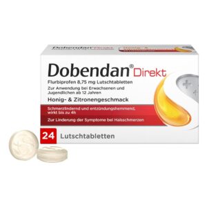 Dobendan Direkt Lutschtabletten gegen Halsschmerzen