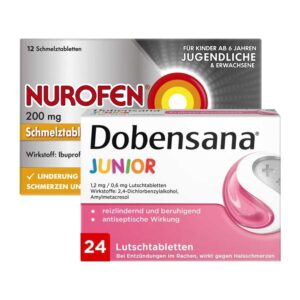 Dobensana Junior Lutschtabletten 24 Stück / Nurofen 200mg 12 Stü