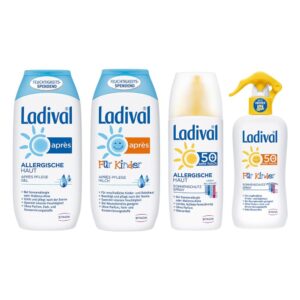 Ladival Familien-Paket Sonnenschutz Spray LSF 50 und Apres Pfleg