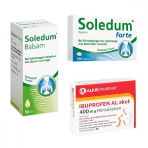 Erkältungsset Soledum und Ibuprofen