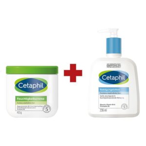 Cetaphil Feuchtigkeitscreme + Cetaphil Reinigungslotion