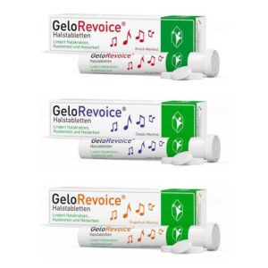 Gelorevoice Halstabletten Menthol-Set – 3 Geschmacksrichtungen