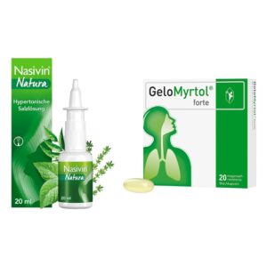 Nasivin Natura Nasenspray 20 ml + Gelomyrtol forte 20 stk