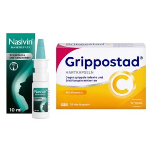 Nasivin Nasenspray 10 ml + Grippostad C Hartkapseln 24 stk