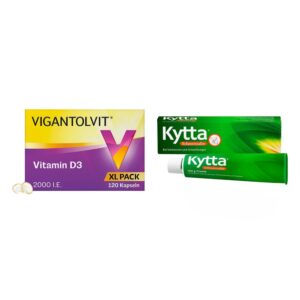 Vigantolvit 2000 i.E. Vitamin D3 Weichkapseln 120 stk + Kytta Sc