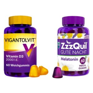 Vigantolvit 2000 i.E. Vitamin D3 60 stk + Wick Zzzquil Gute Nach