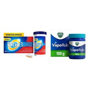 Bion 3 Immun Tabletten 90 stk + Wick Vaporub Erkältungssalbe 100