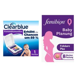 Clearblue Advanced Fertilitätsmonitor 1 stk + Femibion Babyplanu