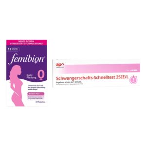 Femibion 0 Babyplanung 84 St + Schwangerschaftstest Schnelltest