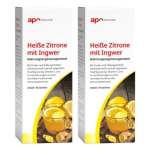 Heisse Zitrone mit Ingwer von apodiscounter