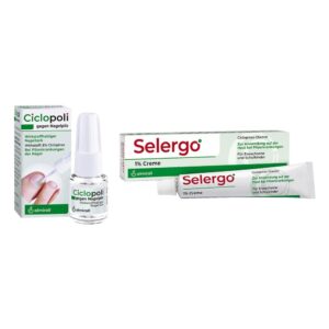 Ciclopoli gegen Nagelpilz (6.6 ml) + Selergo 1% (20 g)