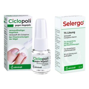 Ciclopoli gegen Nagelpilz (6.6 ml) + Selergo 1% Lösung (30 ml)