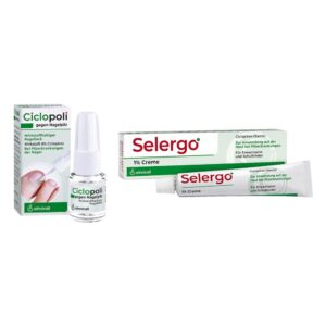 Ciclopoli gegen Nagelpilz (3.3 ml) + Selergo 1% (20 g)