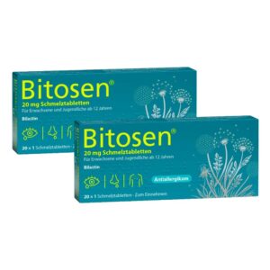 Bitosen 20 mg Schmelztabletten bei Allergien