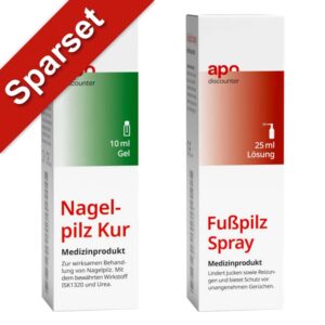 Sparset: Nagelpilz Kur + FuÃpilzspray