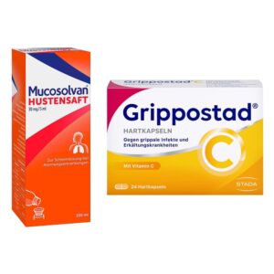 Mucosolvan Hustensaft (100ml)+Grippostad C Hartkapseln (24stk)