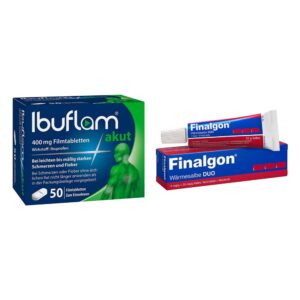 IbuflamÂ® akut (50 stk) und Finalgon Wärmesalbe Duo (20g)