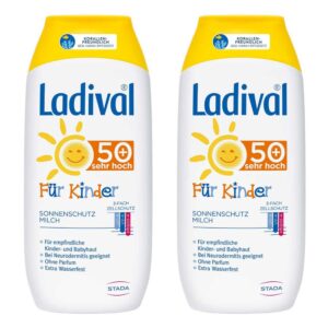 Ladival Kinder Sonnenmilch ohne Octocrylen LSF50+