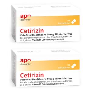 Cetirizin 10 mg Allergie Tabletten von apodiscounter